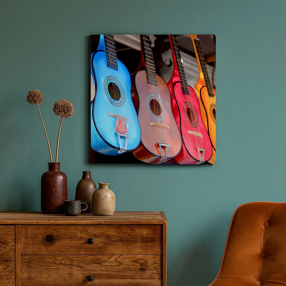 Canvastavla - Bild på duk - Latino klimat - 30x30 cm