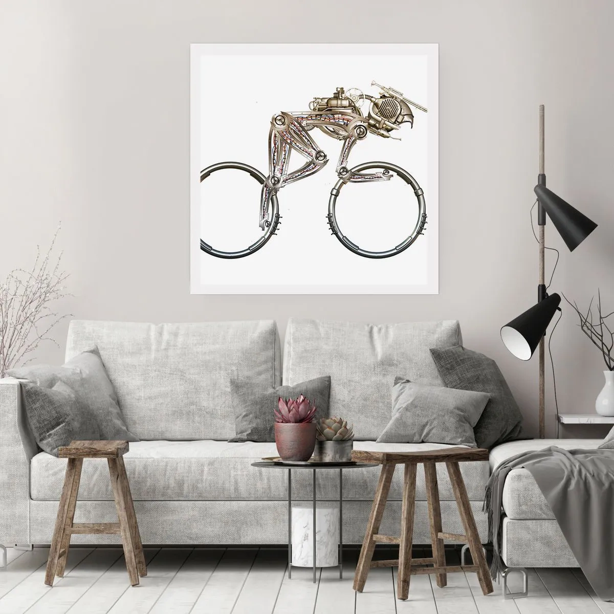 Affisch - Underbar maskin - 60x60 cm