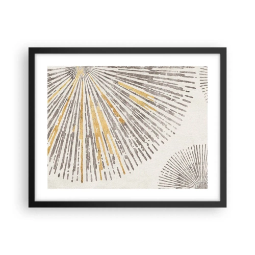 Affisch i svart ram - Radiens skönhet - 50x40 cm