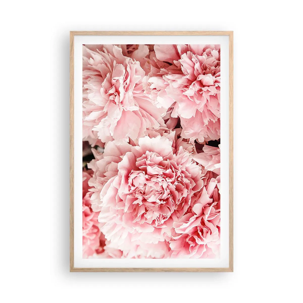 Affisch i ram av ljusek - Rosa dröm - 61x91 cm