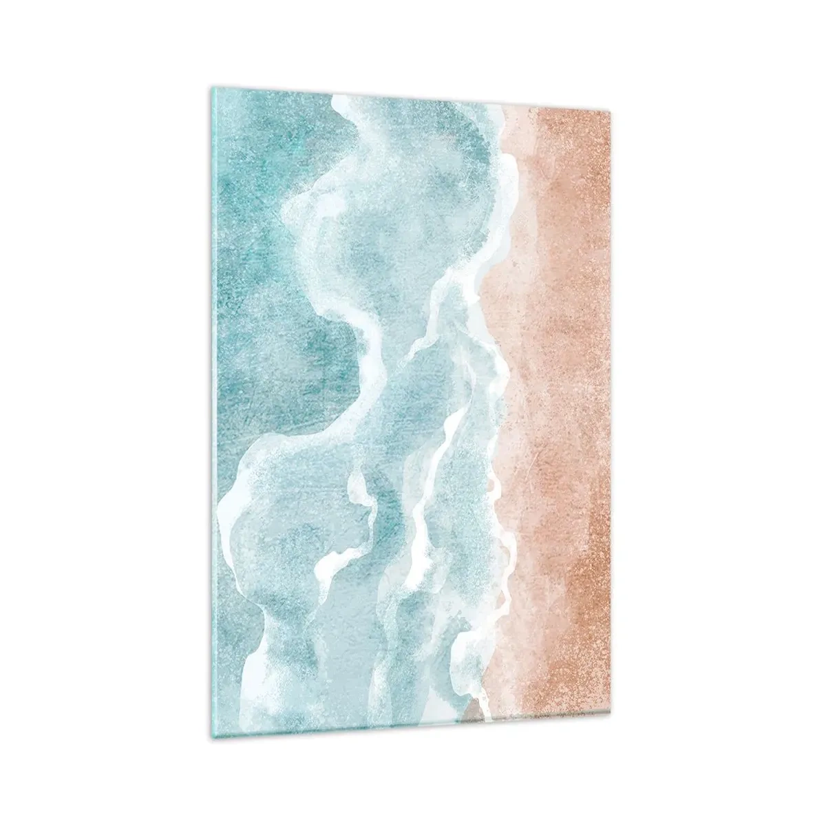 Glastavla - Bild på glas - Abstraktion i moln - 80x120 cm