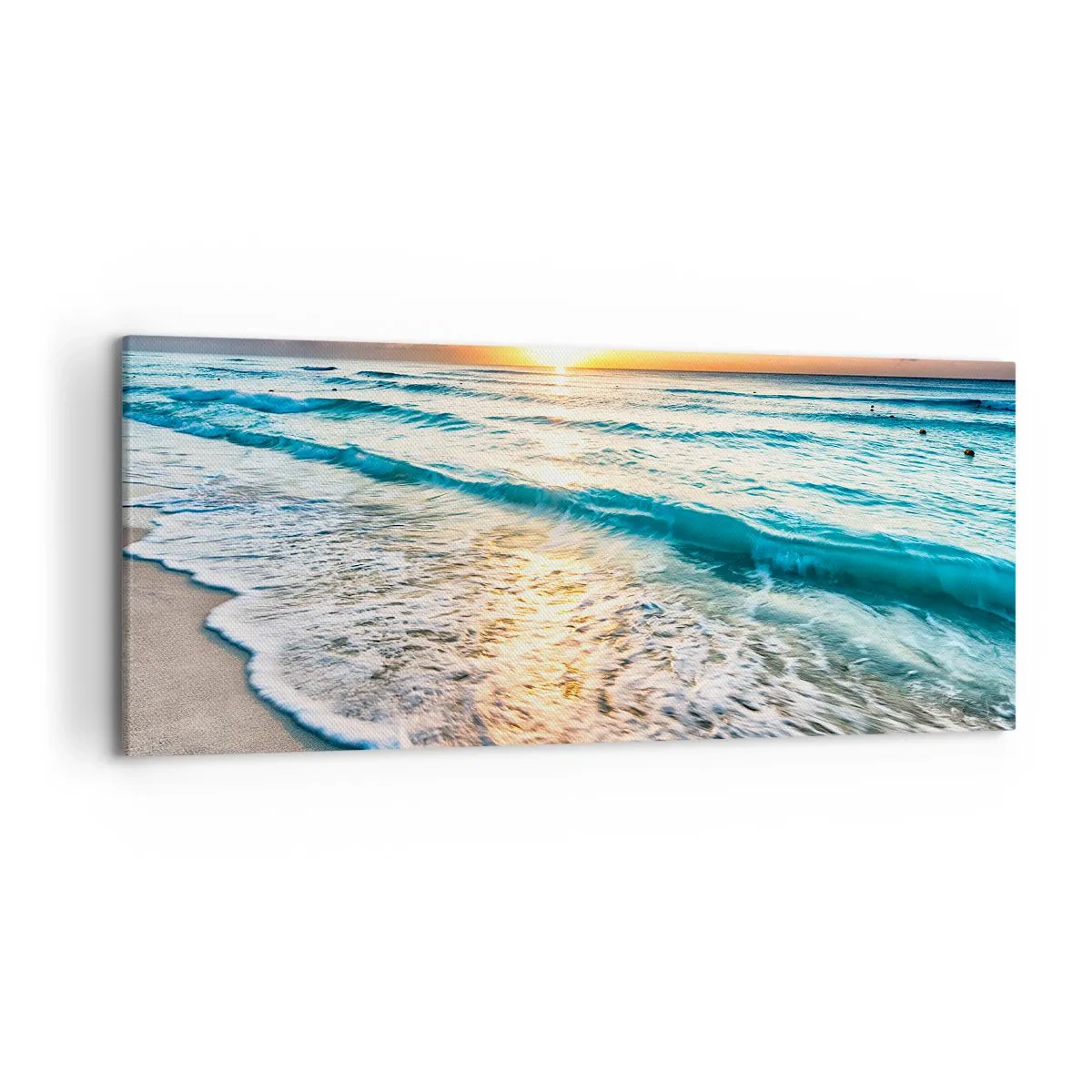 Canvastavla - Bild på duk - Vy värd besväret - 120x50 cm