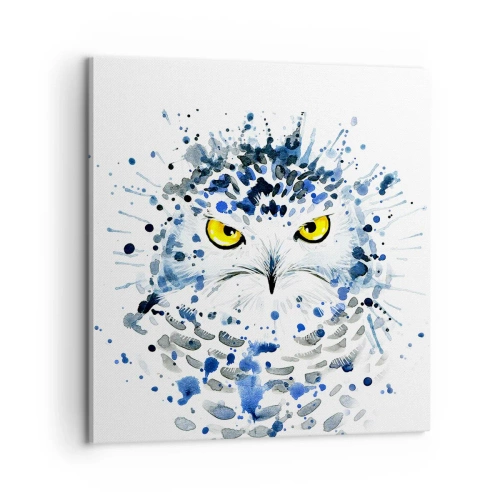 Canvastavla - Bild på duk - Rakt in i ögonen - 60x60 cm