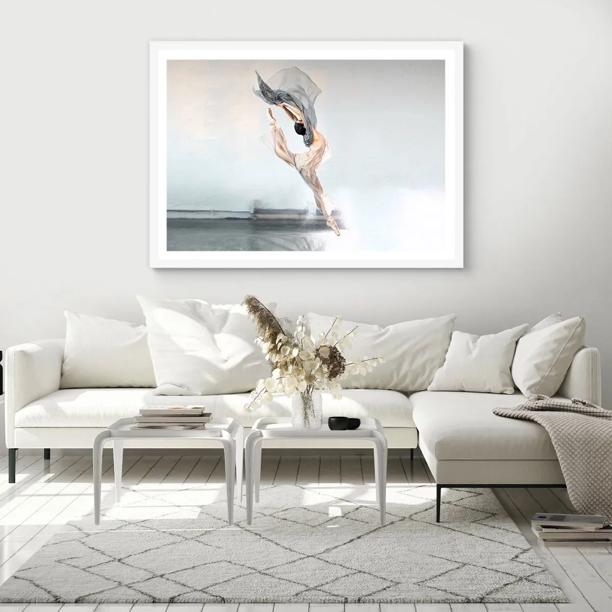 Affisch i vit ram - Dansextas - 40x30 cm