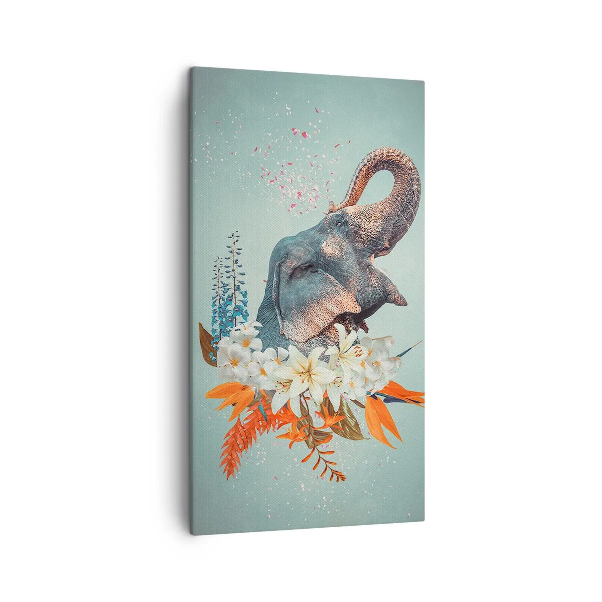 Canvastavla - Bild på duk - Glädjens vrål - 45x80 cm