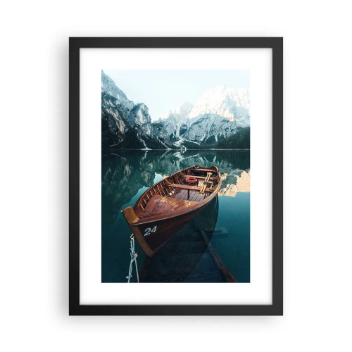 Affisch i svart ram - Som målat på glas - 30x40 cm