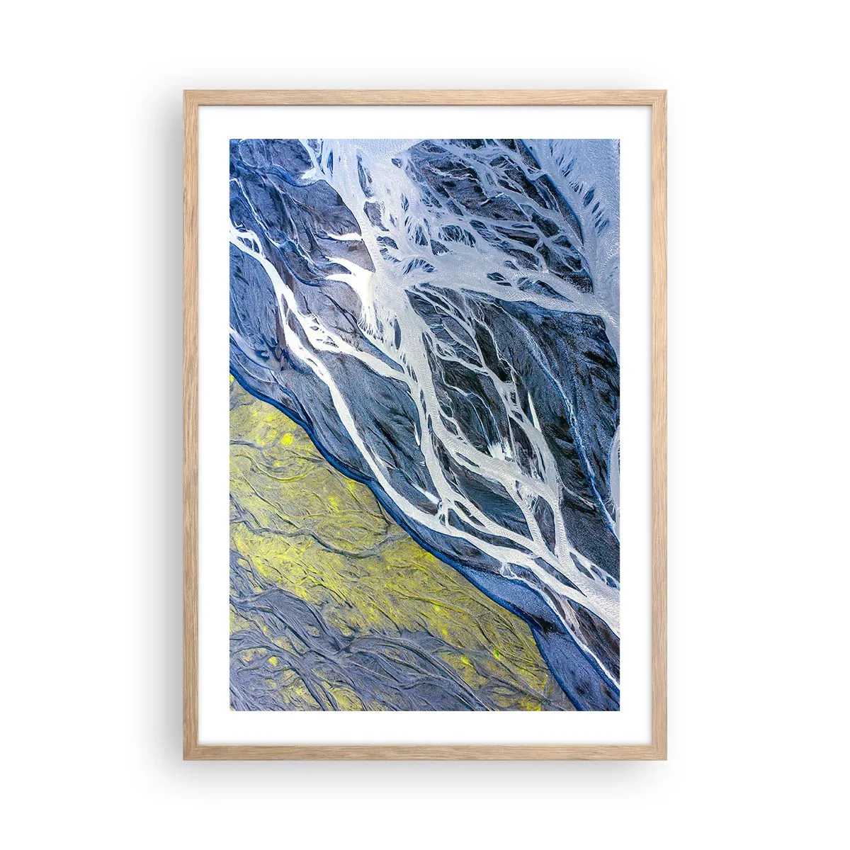 Affisch i ram av ljusek - Naturens grottmålningar - 50x70 cm
