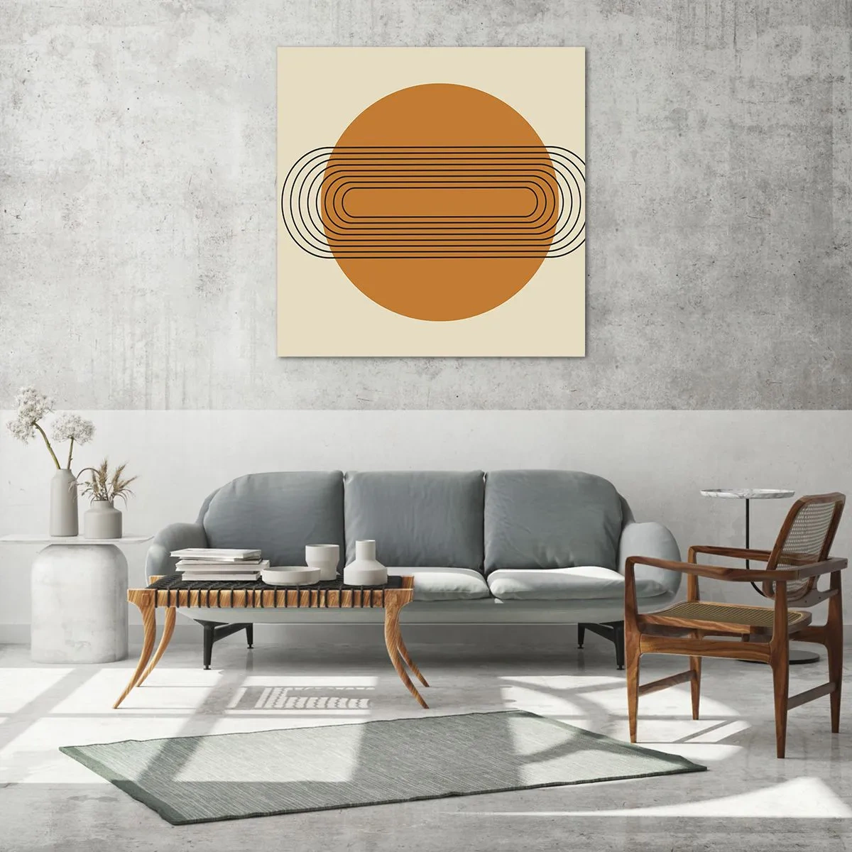 Glastavla - Bild på glas - Perfekt plan - 40x40 cm