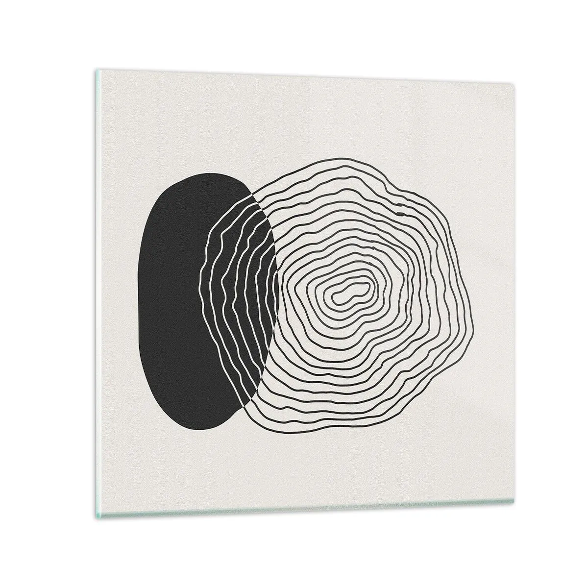 Glastavla - Bild på glas - Varaktighet och vibration - 70x70 cm