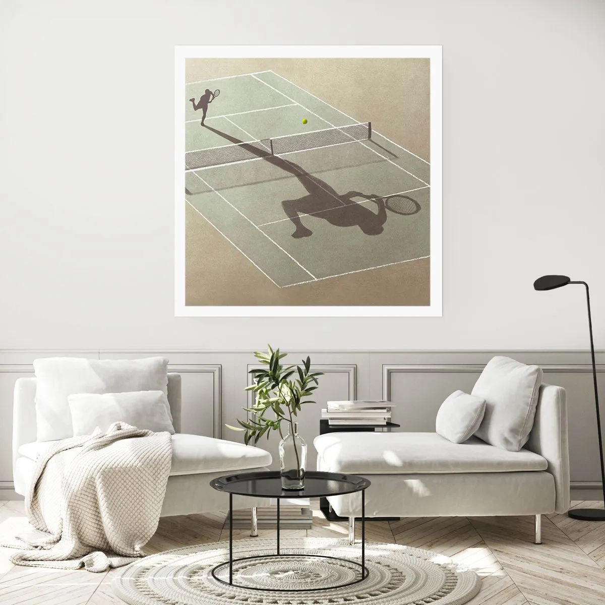 Affisch - Övervinna sig själv - 60x60 cm