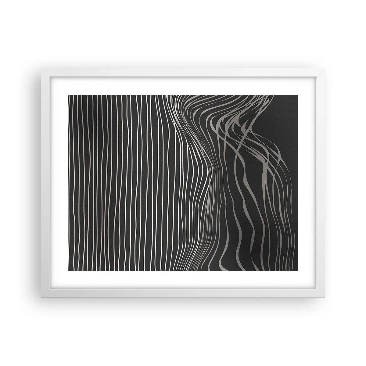 Affisch i vit ram - Rytm och accent - 50x40 cm