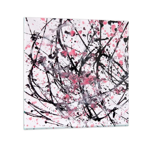 Glastavla - Bild på glas - Livets flyktiga natur - 50x50 cm