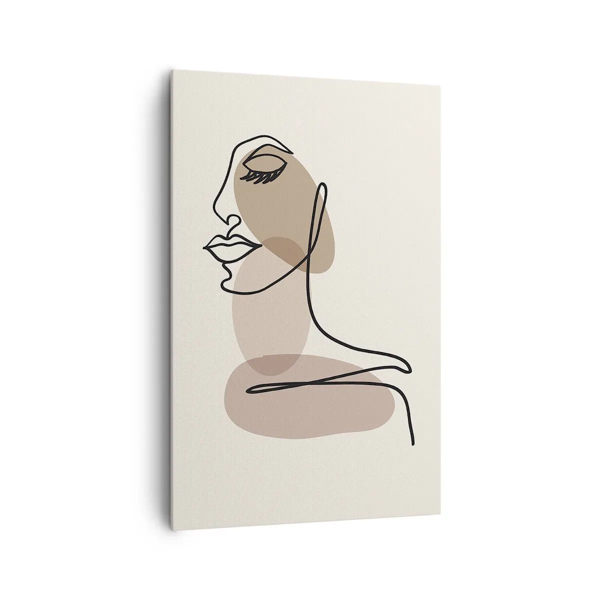 Canvastavla - Bild på duk - Lyssnar på sig själv - 80x120 cm