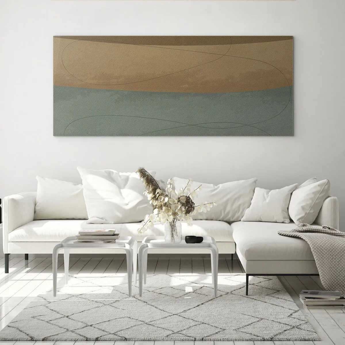 Glastavla - Bild på glas - Horisontell komposition - 100x40 cm