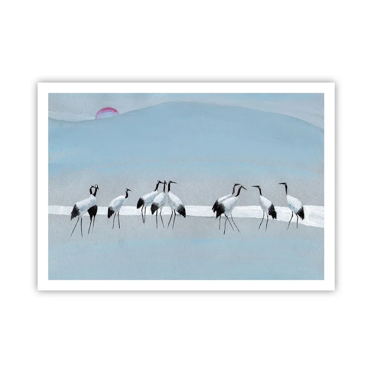 Affisch - Efter en het dag - 100x70 cm