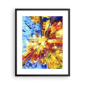 Affisch i svart ram - In medias res - 40x50 cm