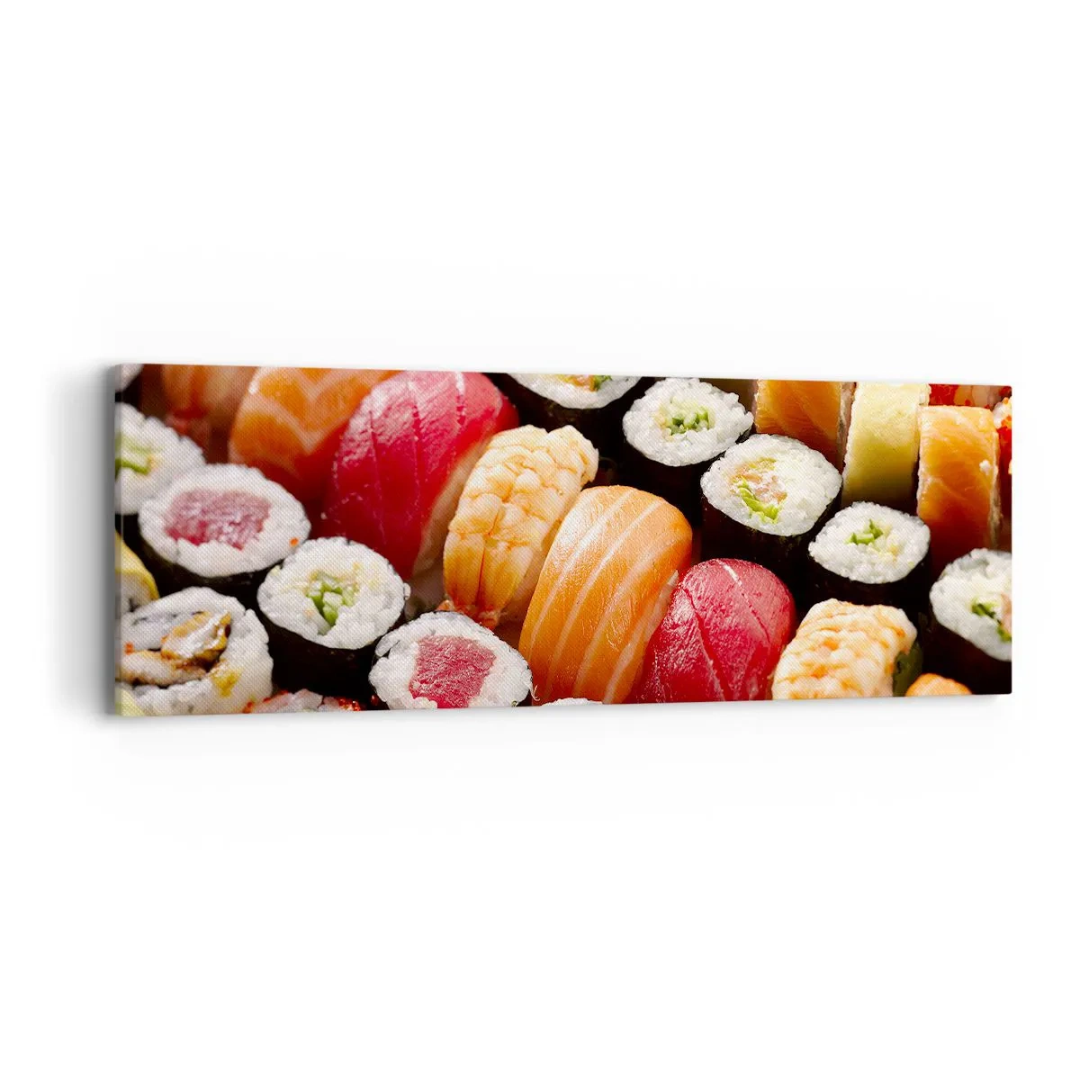 Canvastavla - Bild på duk - Asiens färger och smaker - 90x30 cm