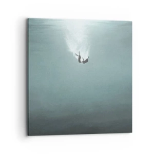 Canvastavla - Bild på duk - I havets famn - 70x70 cm