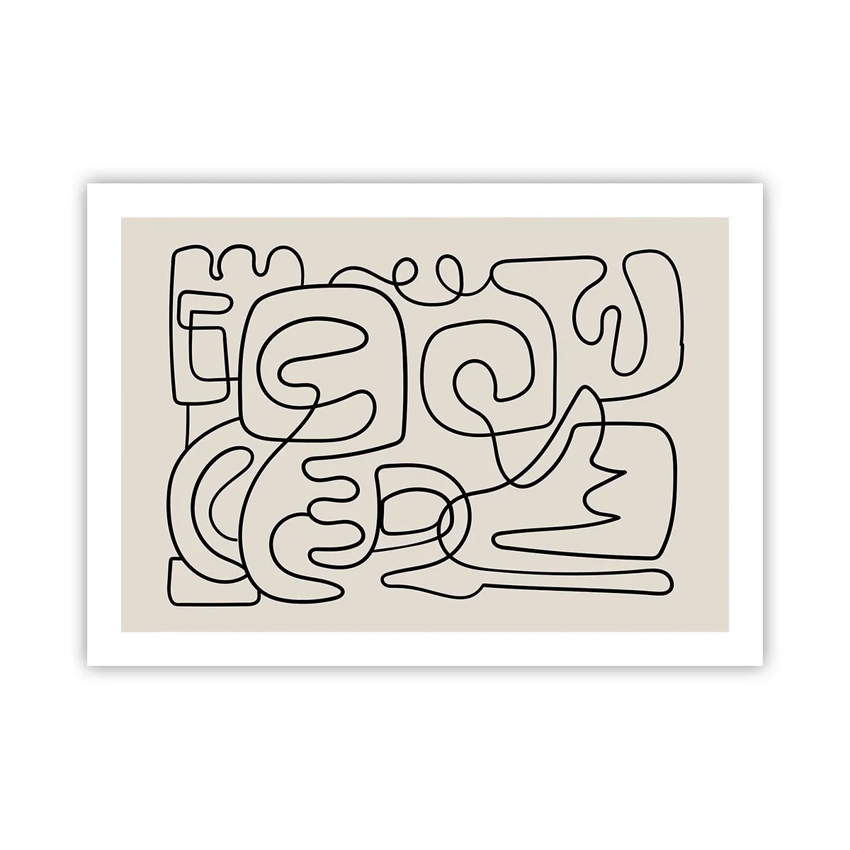 Affisch - Följ spåret - 70x50 cm