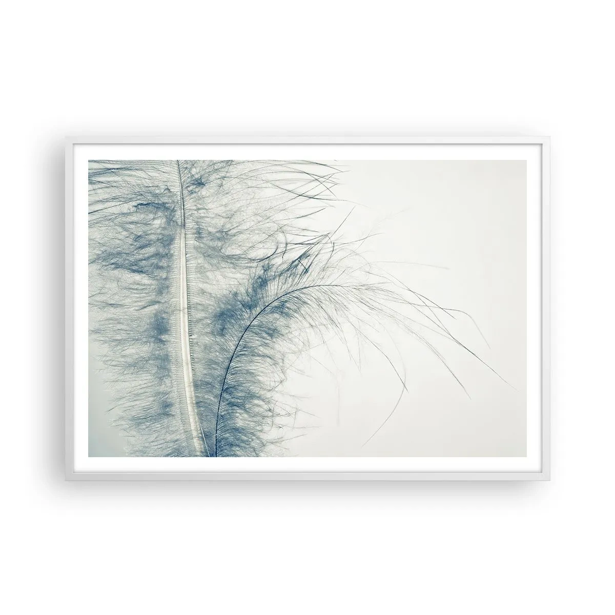 Affisch i vit ram - Naturens viskningar - 100x70 cm