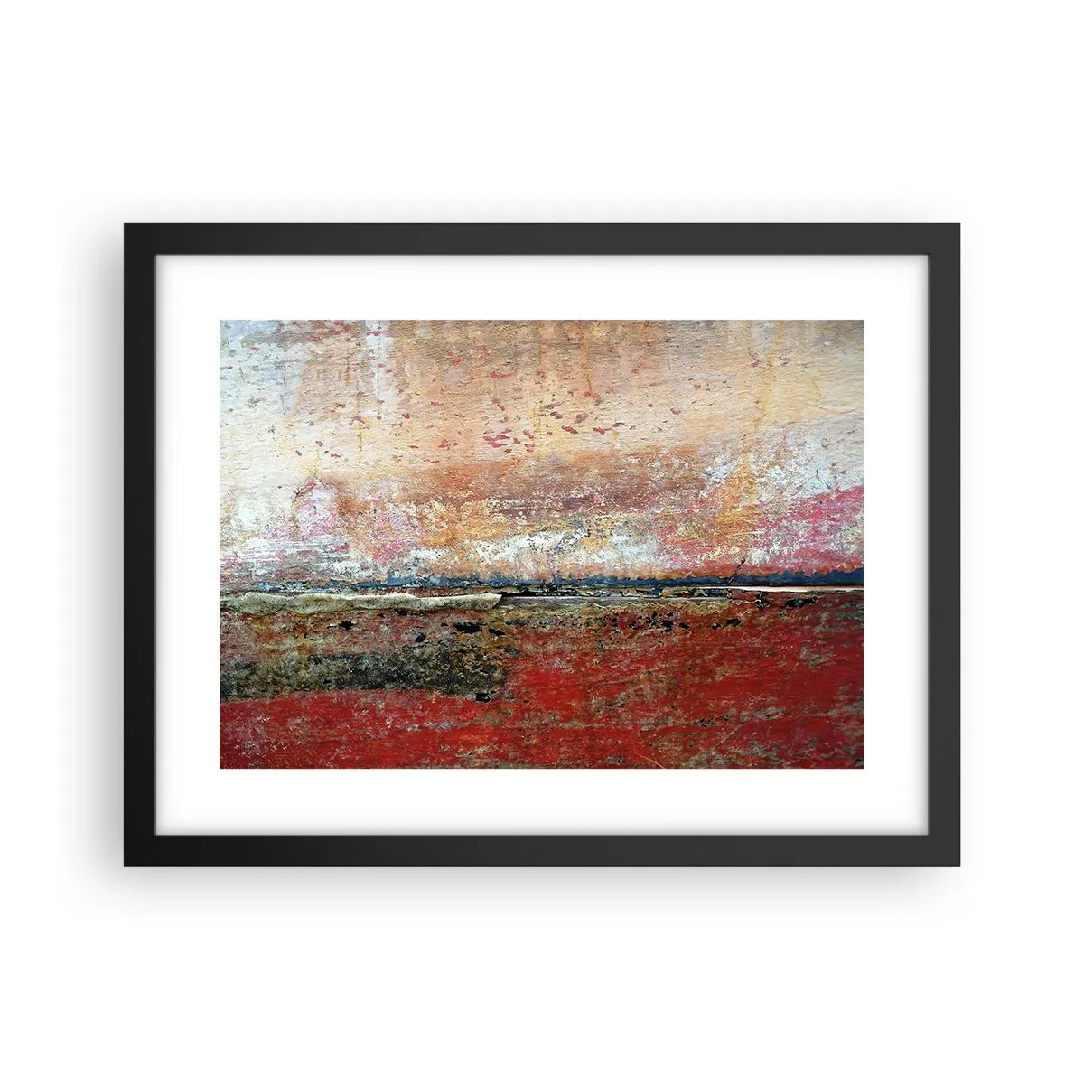 Affisch i svart ram - Kanske är det havet - 40x30 cm