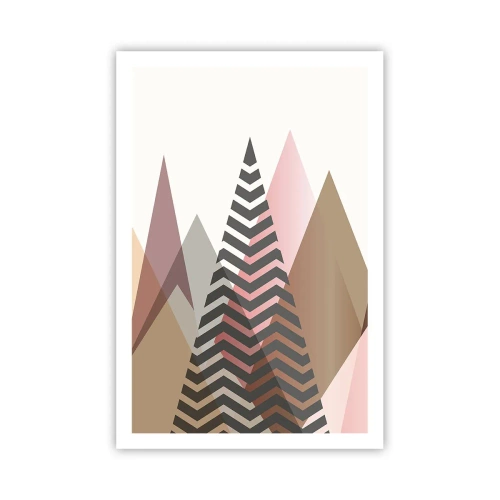 Affisch - Utsikt över pyramider - 61x91 cm