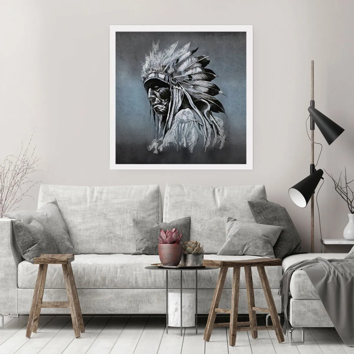 Affisch - Tillbaka till rötterna - 60x60 cm