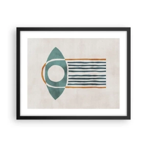 Affisch i svart ram - Tecken och ritualer - 50x40 cm