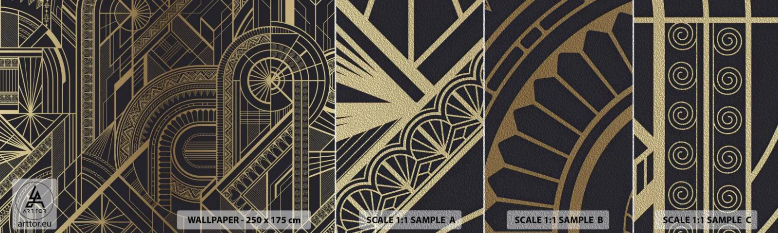 Provbit av fototapet Premium Sand - Koncept, idéer, planer - Abstraktion, Bit, Prydnad - 100x30 cm