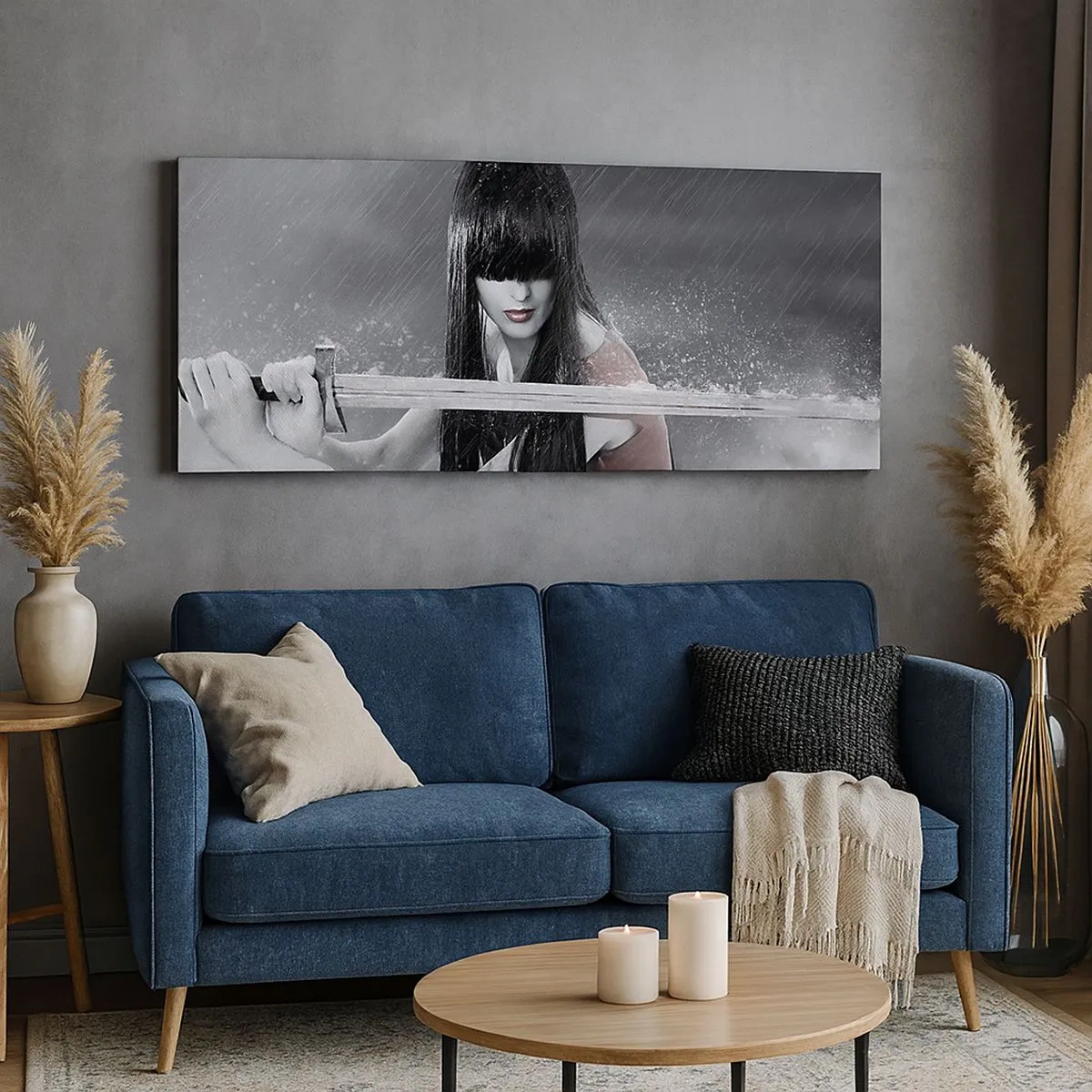 Canvastavla - Bild på duk - Vacker och farlig - 100x40 cm