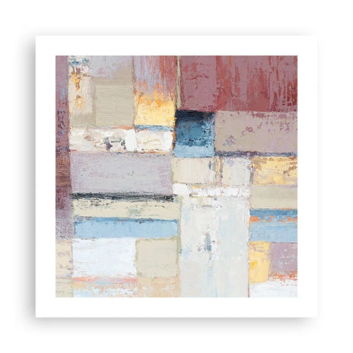 Affisch - Geometrins lugn - 50x50 cm