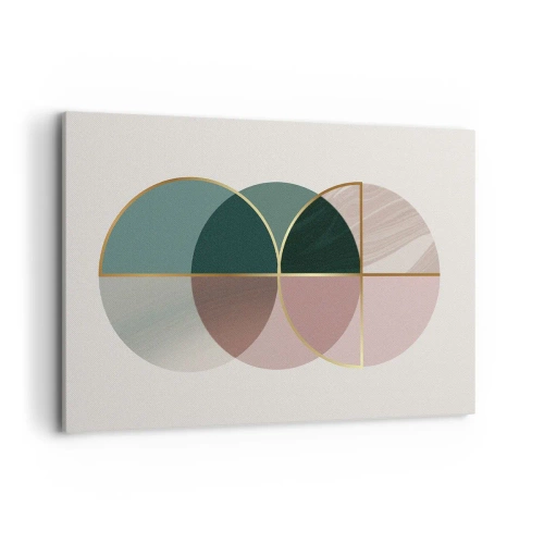 Canvastavla - Bild på duk - Hjul efter hjul... - 120x80 cm