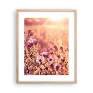 Affisch i ram av ljusek - Innan sommaren går bort - 40x50 cm