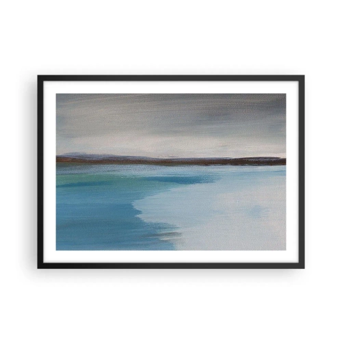 Affisch i svart ram - Horisontellt landskap - 70x50 cm