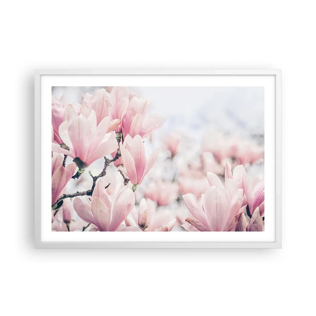 Affisch i vit ram - Perfekt subtilitet - 70x50 cm