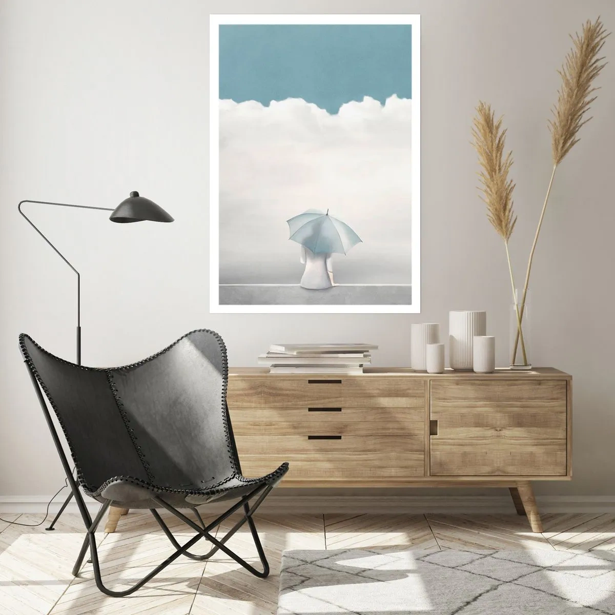 Affisch - På gränsen mellan java och dröm - 61x91 cm
