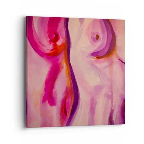 Canvastavla - Bild på duk - Ode till kvinnlighet - 40x40 cm