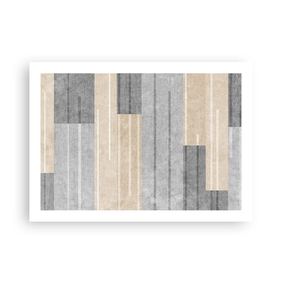 Affisch - Komposition: allt i lod - 70x50 cm