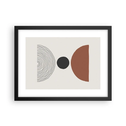 Affisch i svart ram - I fokus - 40x30 cm