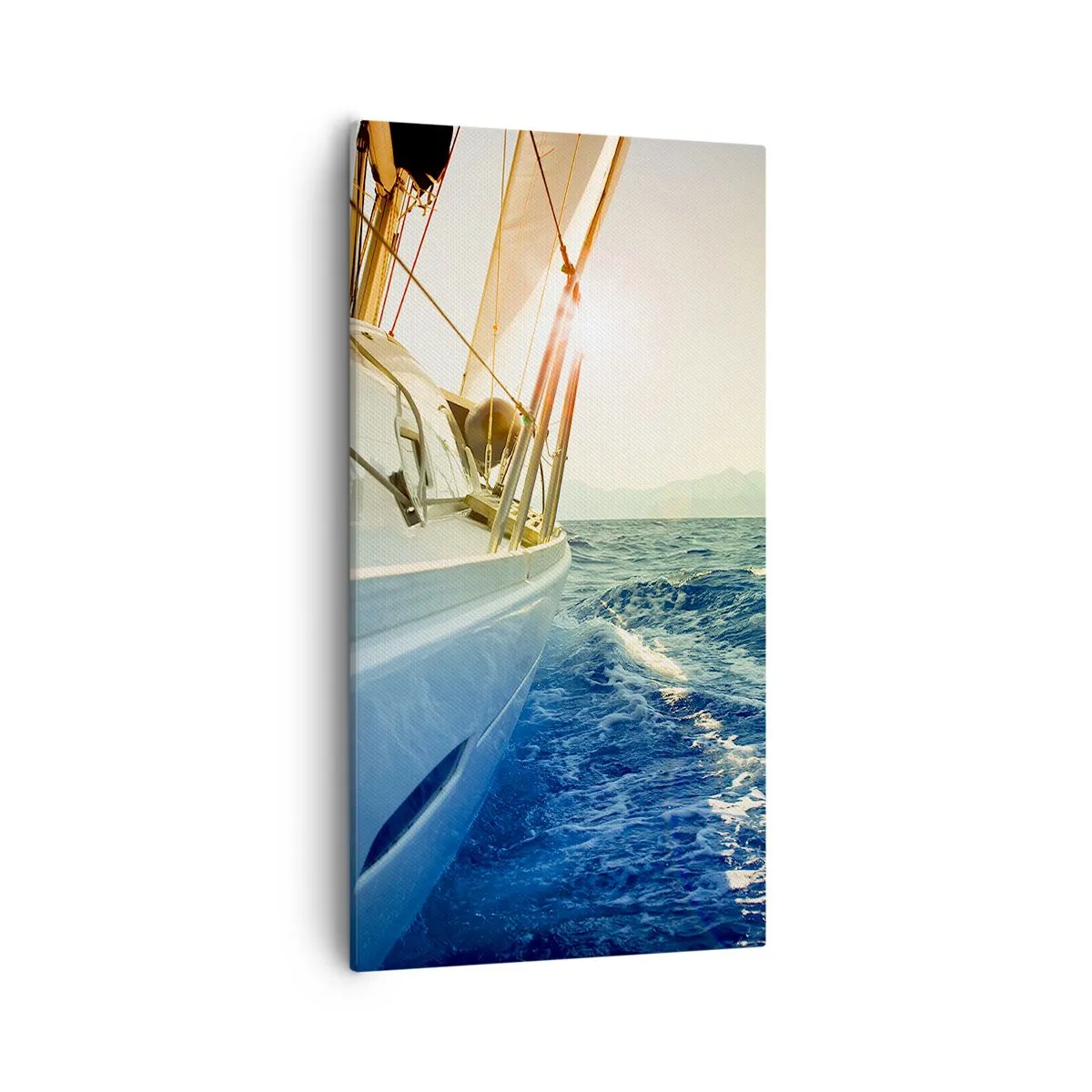 Canvastavla - Bild på duk - Mot äventyret - 55x100 cm