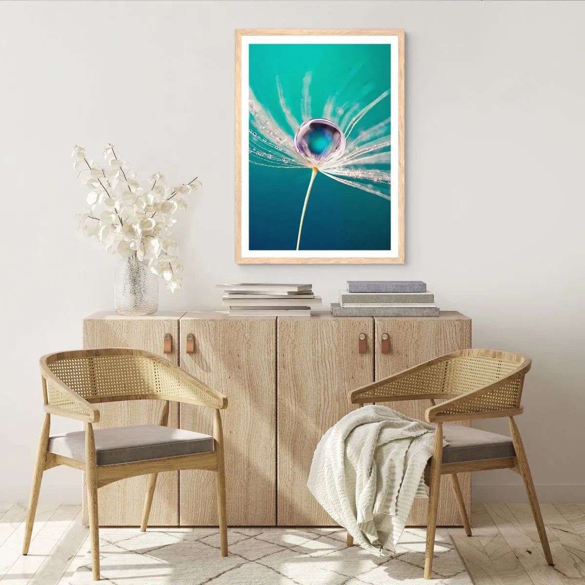 Affisch i ram av ljusek - Mystisk stund - 70x100 cm