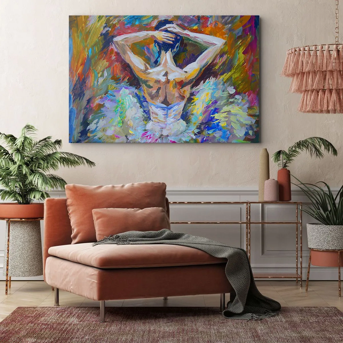 Canvastavla - Bild på duk - Det kan vara allt - 120x80 cm