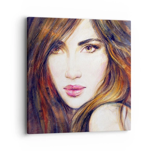 Canvastavla - Bild på duk - Ett öre för dina tankar - 40x40 cm