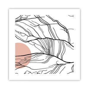 Affisch - I grenarnas nät - 40x40 cm