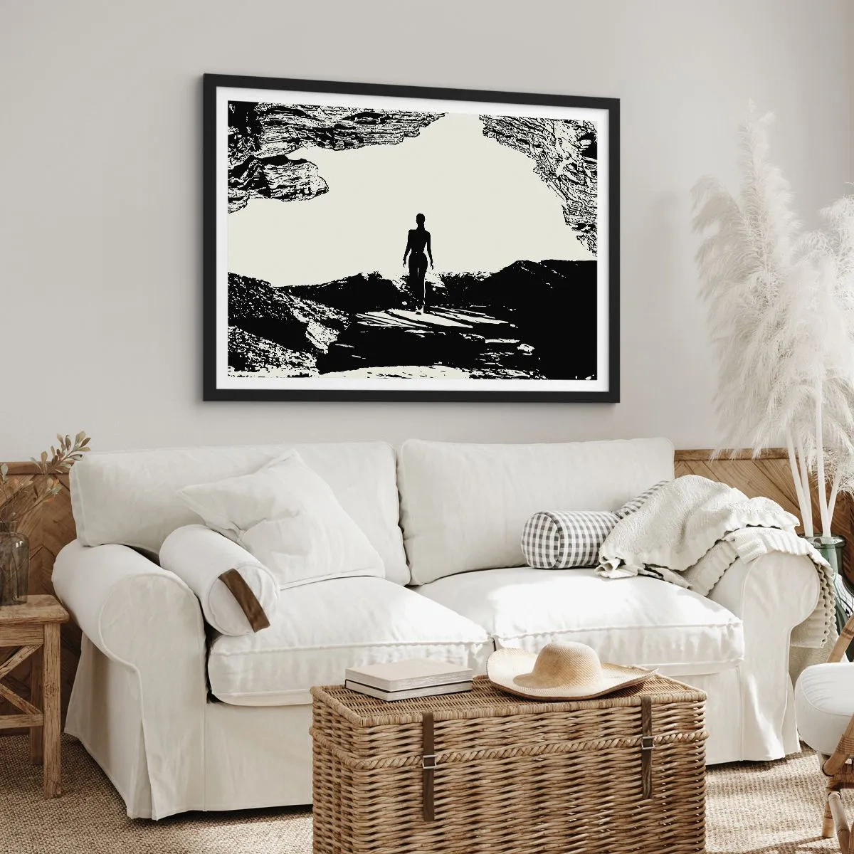 Affisch i svart ram - En ny blick - 91x61 cm