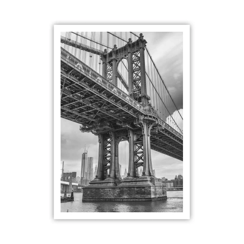 Affisch - Till stadens hjärta - 70x100 cm