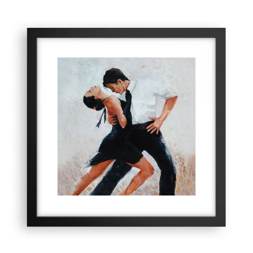 Affisch i svart ram - Mina drömmars tango - 30x30 cm