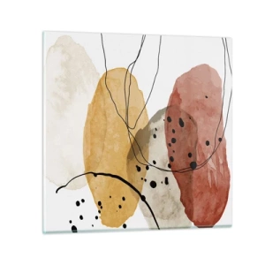 Glastavla - Bild på glas - Lätta och transparenta som luften - 60x60 cm