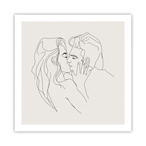 Affisch - I kärlekens famn - 60x60 cm