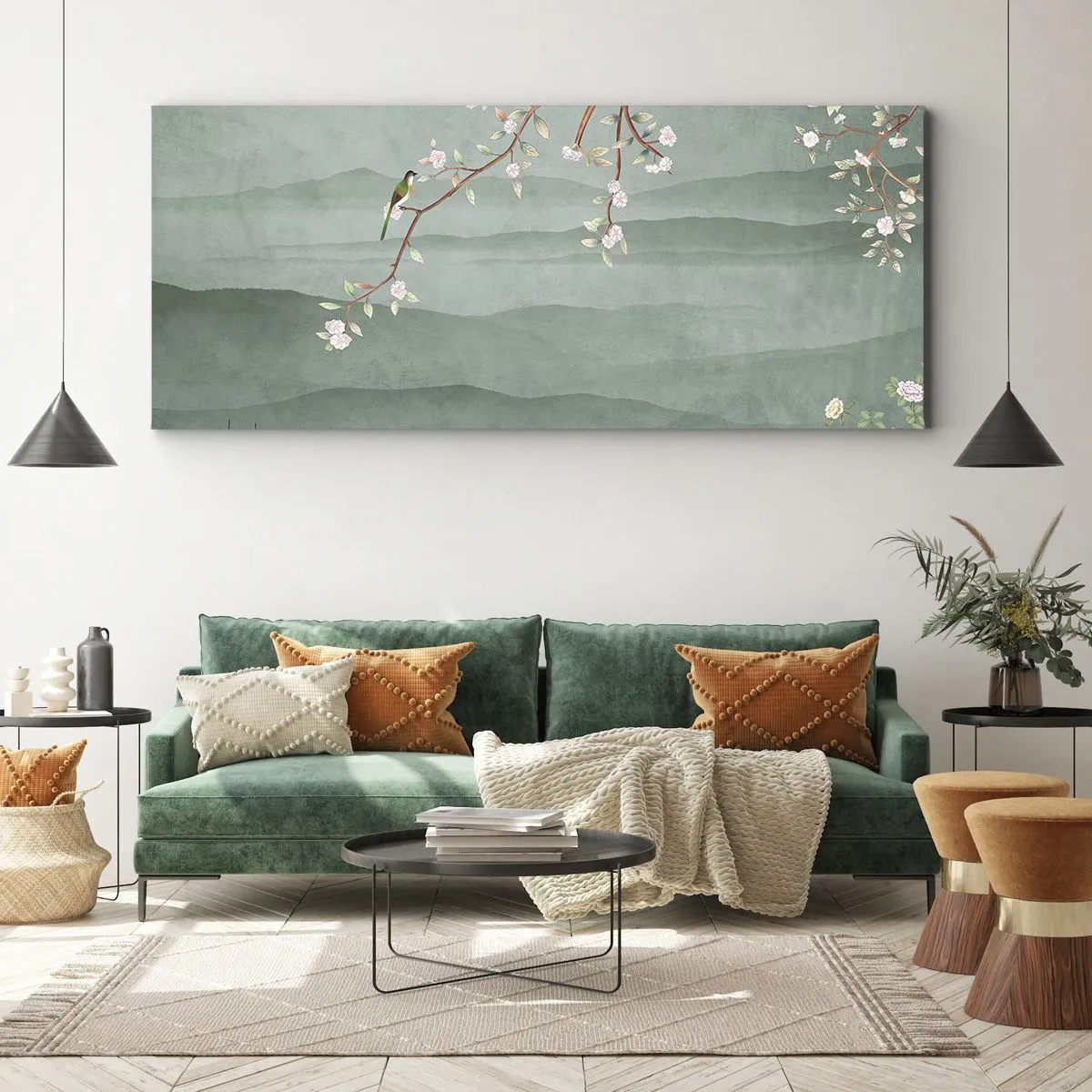 Canvastavla - Bild på duk - Vår, ah, det är du - 100x40 cm
